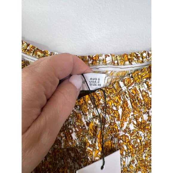 NWT Faithfull The Brand La Romarine La Medina Paisley Midi Dress Multicolor - Picture 5 of 9